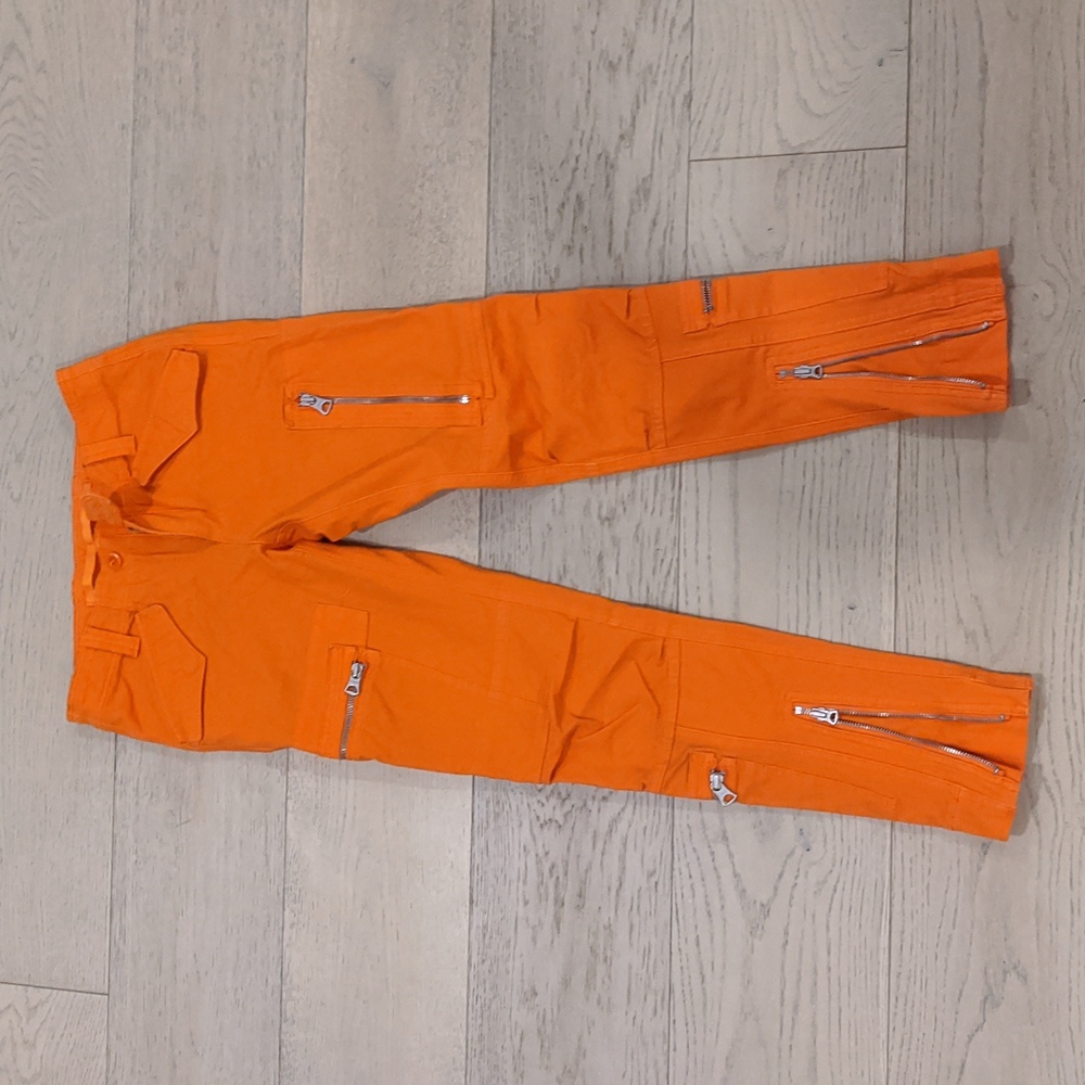 Ralph Lauren military utility Orange Skinny Cargo pants